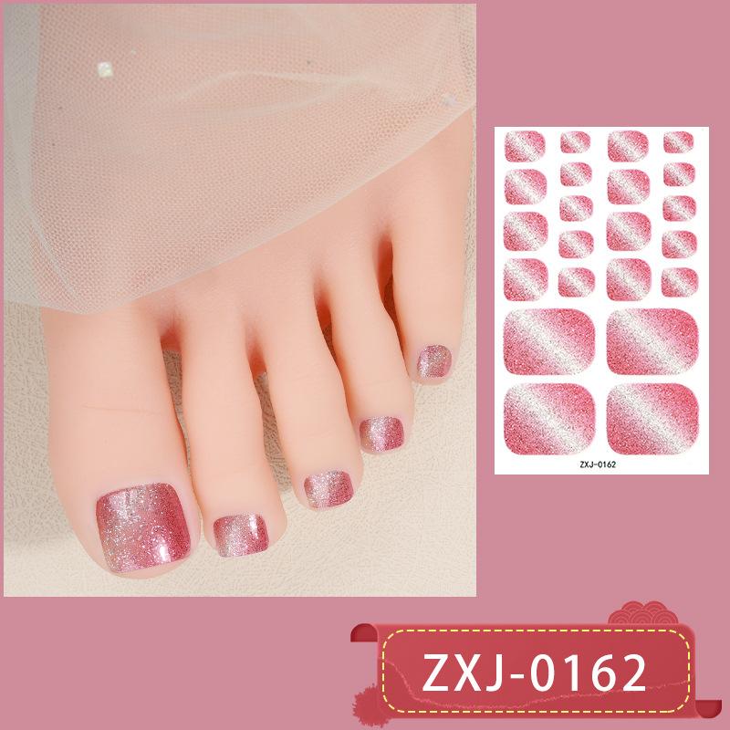 Glittery Nail Stickers, Gradient Cat-eye Toenail Stickers, Waterproof Nail Stickers That Brighten Skin Tone