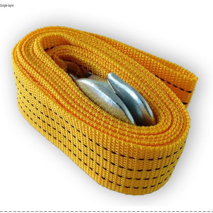 Fluorescent 3-Ton 3-Meter Strong Tow Rope for Car Emergencies