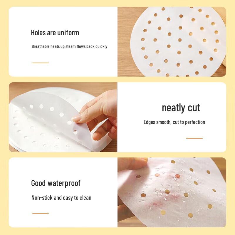 Meliya Antihaft-Dampfpapier 26CM (150 Blatt)