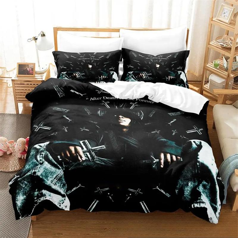 New 3D Print Hip Hop singer Yeat Bedding Set Boys Girls Twin Queen King Size Duvet Cover Pillowcase Bed boys Adult Bed Linen Set