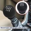 Universal Silicone Gear Shift Cover Anti-Slip Manual Transmission Knob Protector Covers for Cars Gear Shift Collars
