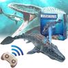 Exciting 24g Remote Control Floating Water Dinosaur Toy With Spray Feature For Kids