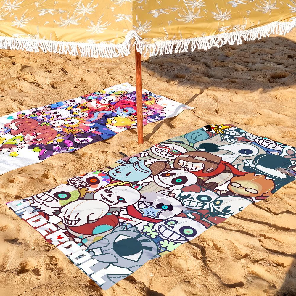 Adventure game U-undertale Towel Drying Bath Towel Applicable To Light Swimming Camping Yoga Beach Out
