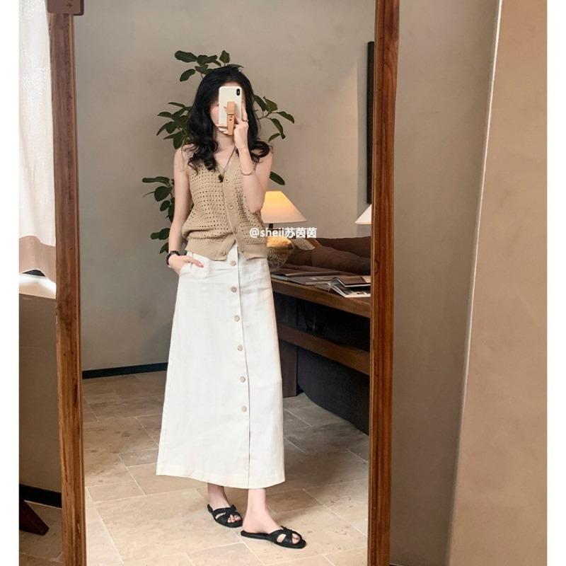 [] Comfort First~ Square Head Wrinkled Lambskin Flat-bottomed Beach Slippers Women's Sandals Outside