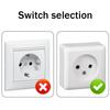 1-30Pcs Electrical Safety Socket Protective Cover Baby Care Safety Guard Protection Counter Electric Shock Rotate Protectors