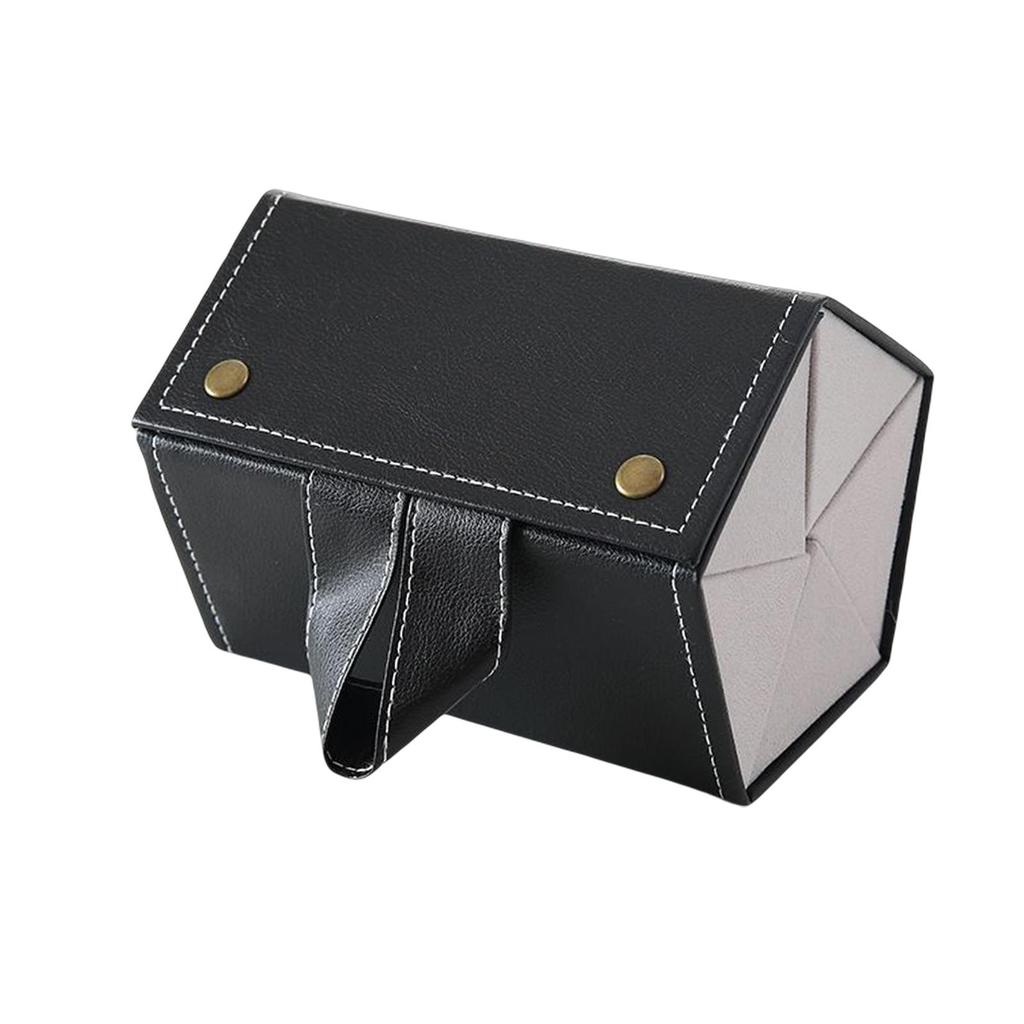 Travel Sunglasses Organizer Folding Design PU Eyeglasses Storage Case Box Multiple Hanging Eyewear Holder Display