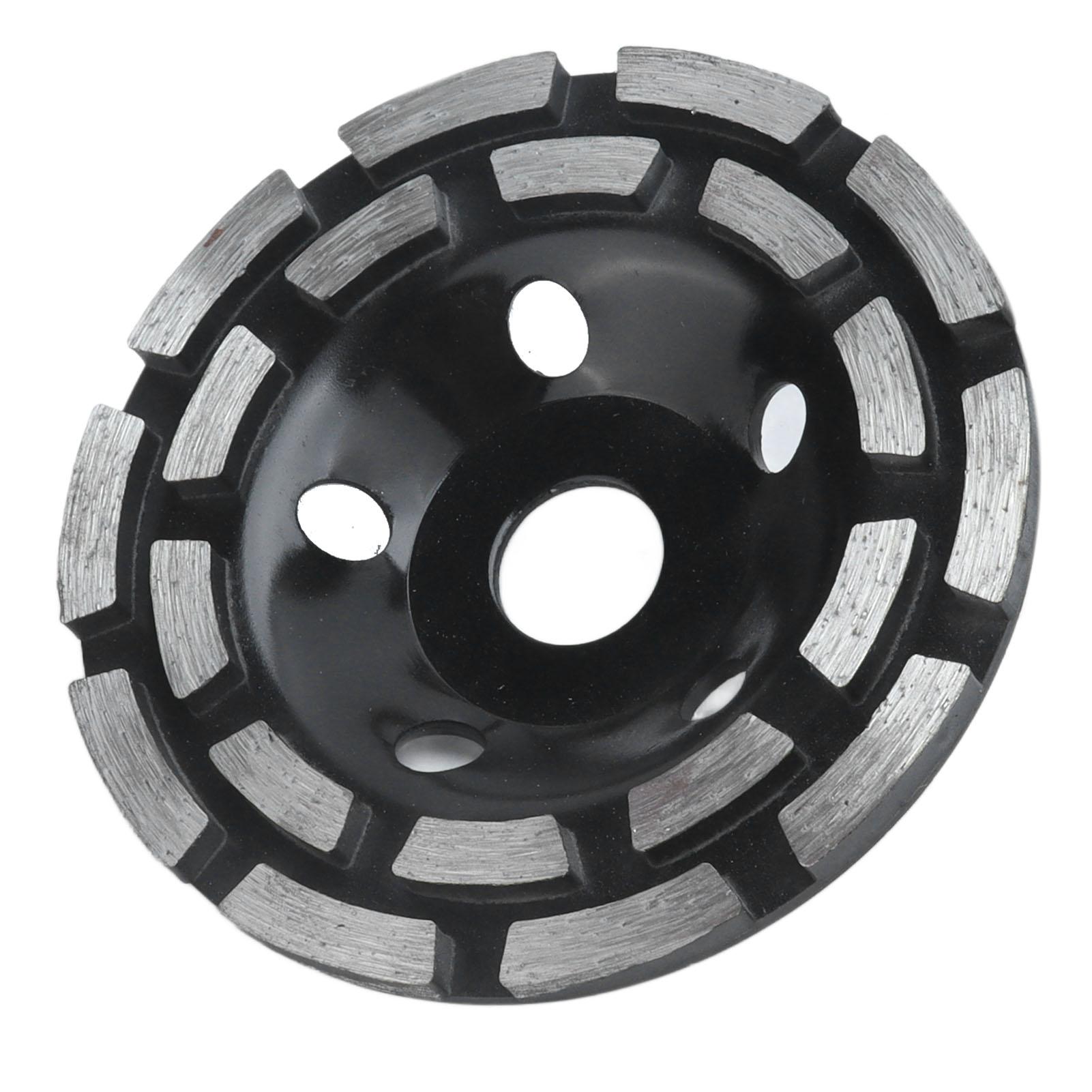 

Алмазный шлифовальный круг, шлифовальный диск с низкой вибрацией, комплект, черный для камня, бетона, диаметр 125 мм