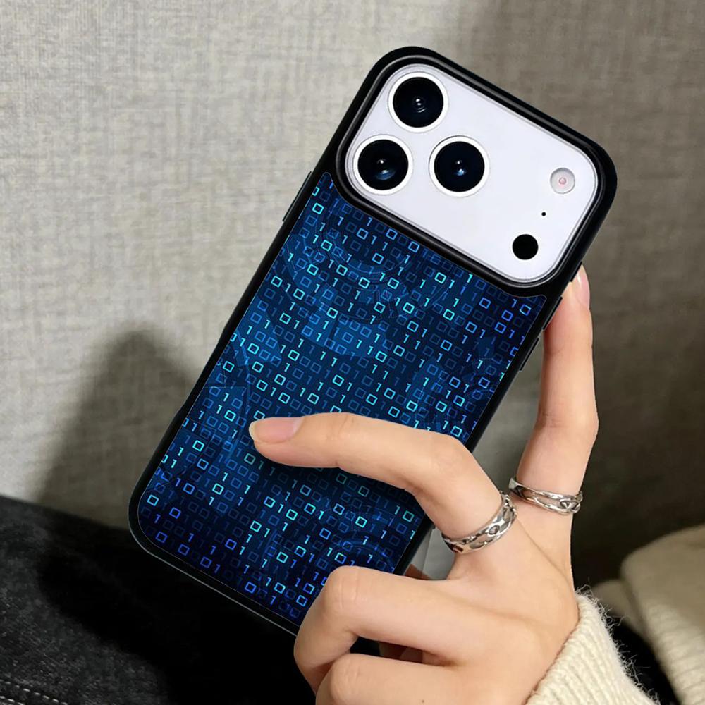 Capa Case for iPhone 17 Air 16 Pro Max 15 Plus 11 13 Mini 14 12 Back Phone Cover The Matrixs Matrix Dictionary