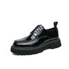 Fashion Thick Soled Men's Shoes Classic  Design Styles Outdoor Fashion Street Party Daily Young People Versatile Leather Shoes