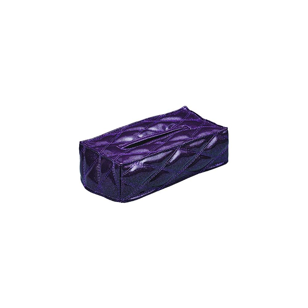 Jet Inoue Fluffy Tissue Case with Double Stitching, Rectangular, Galaxy Purple, 594969