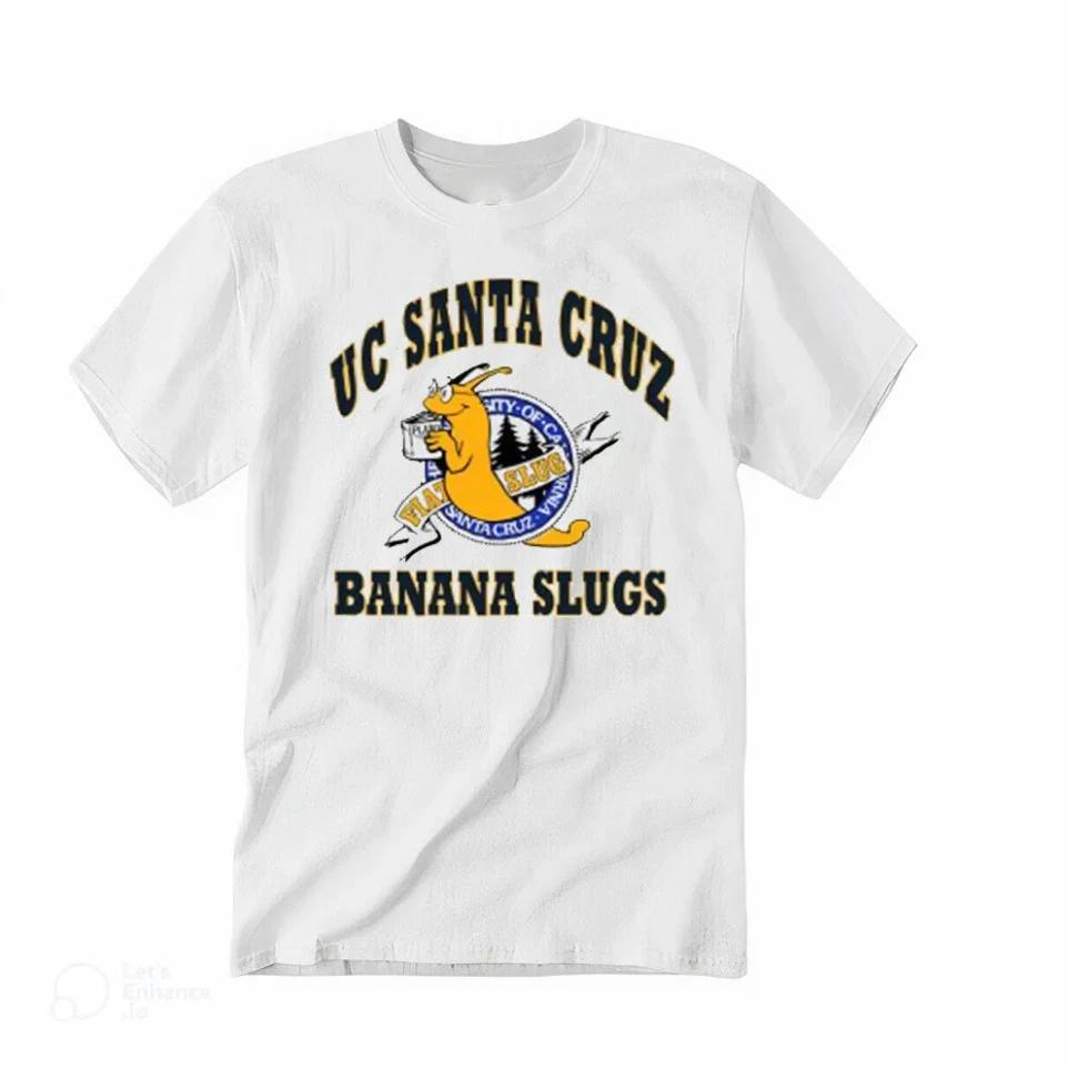 

UC Santa Cruz Banana Slugs Pulp Fiction Men s Black T-shirt, Unisex Crewneck XL
