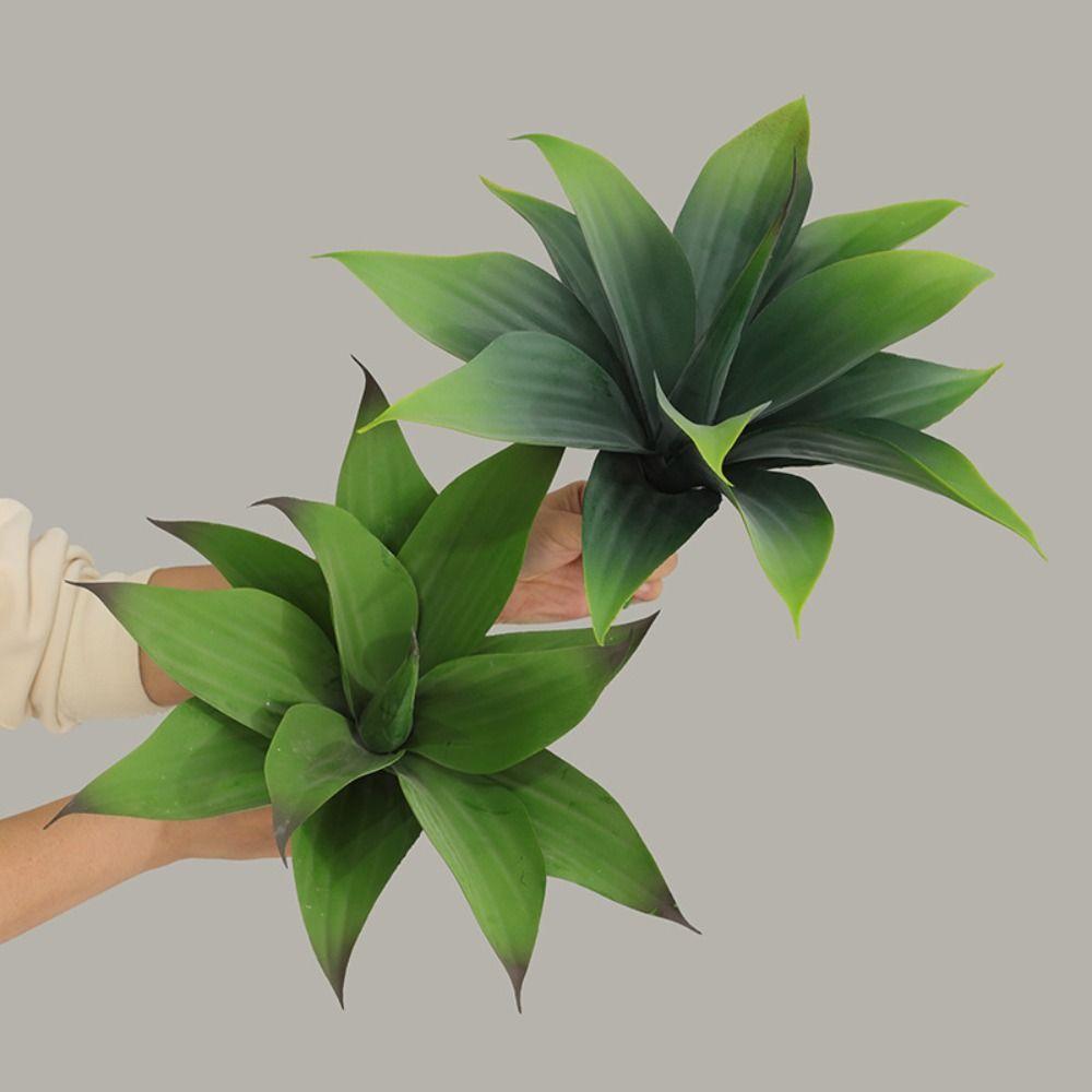 

Realistic Artificial Agave Plants Branch Tropical Fake Green Plant Home Garden Decor Style 1