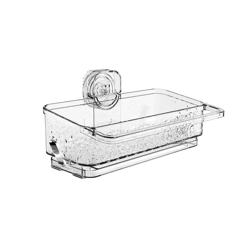 Wutuo Drill-Free Suction Cup Bathroom Shelf