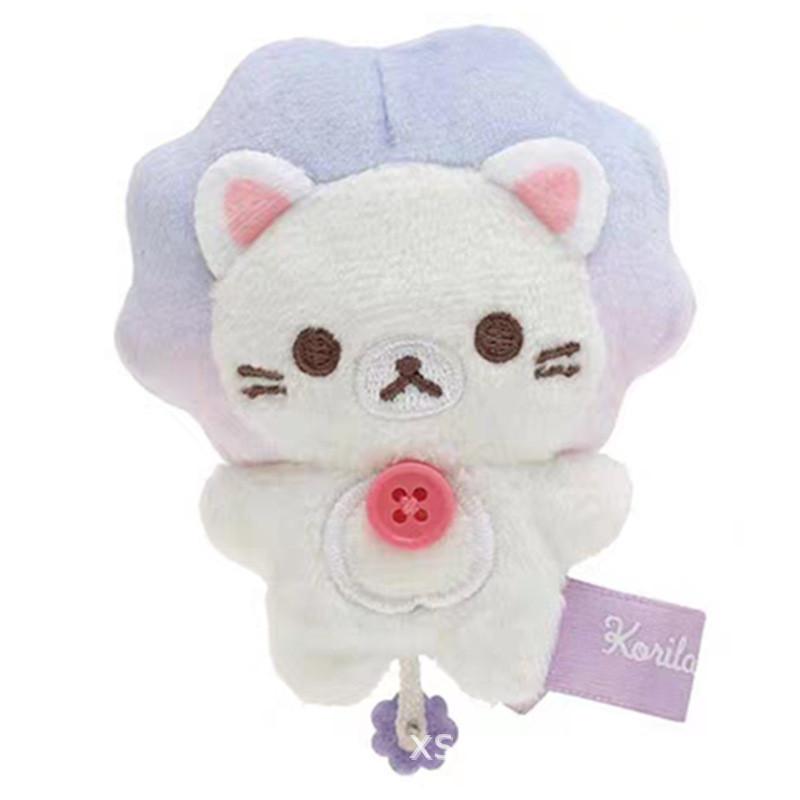 Rilakkuma Mjukisdjur Med Supermjuk Kort Lugg För Flickor Gåva Och Väskberlock