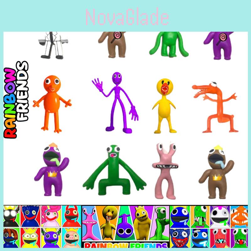 Roblox Rainbow Friends Figure Toy Model Durable Colorful Cake Topper Ornament For Kids' Xmas Gifts