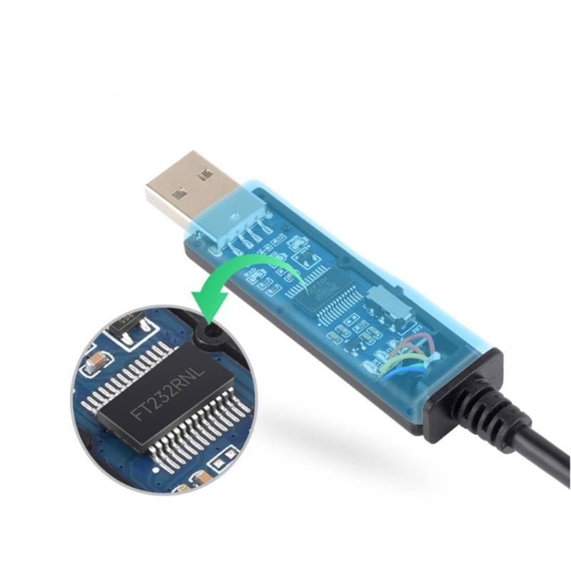 Industrial USB To TTL Serial Adapters Cable USB To TTL (C) Converters FT232RNL Chip Serial Port Debugging Cable 3.3V/5V