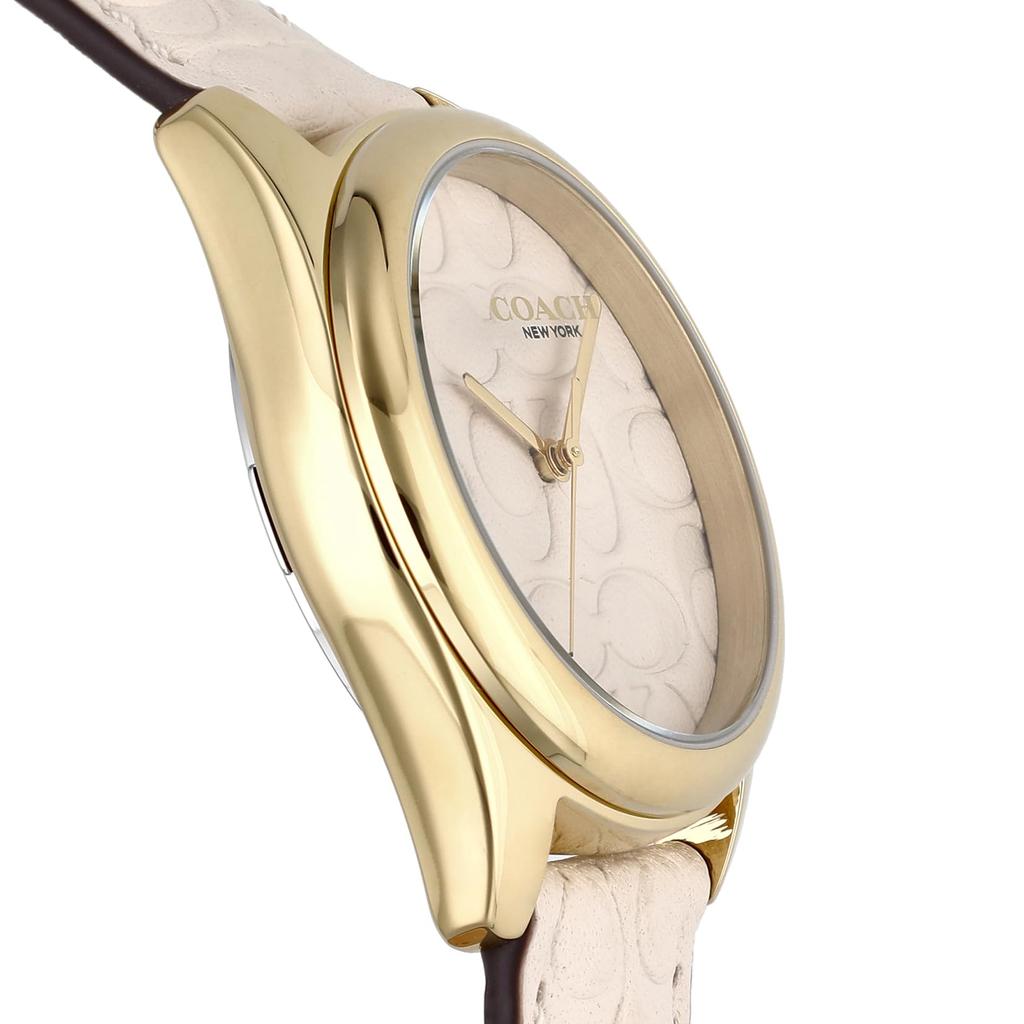 Watch GREYSON White Dial Stainless Steel Mineral Glass Quartz Daily Waterproof 36MM China Watch 14504141 White [Coach] Women's [Item]