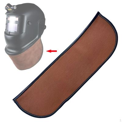 Casque de soudage avec bavette et tissu respirant, facile à installer, protège-gorge pour la plupart des soudeurs
