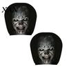 Headrest Protector Ghost Face Car Covers, Scary Seat Easy Install Cover Protector, Universal Stretchy Accessory for Most Cars