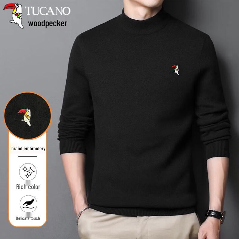 TUCANO Men's Embroidered Knit Pullover Sweater