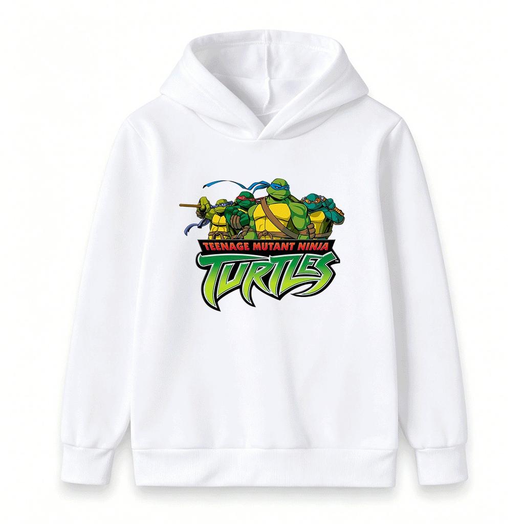 Kids Boys Girls Cartoon Graphic Print Pullover Hoodie Casual Long Sleeve Soft Sweatshirt for Children Daily Wear