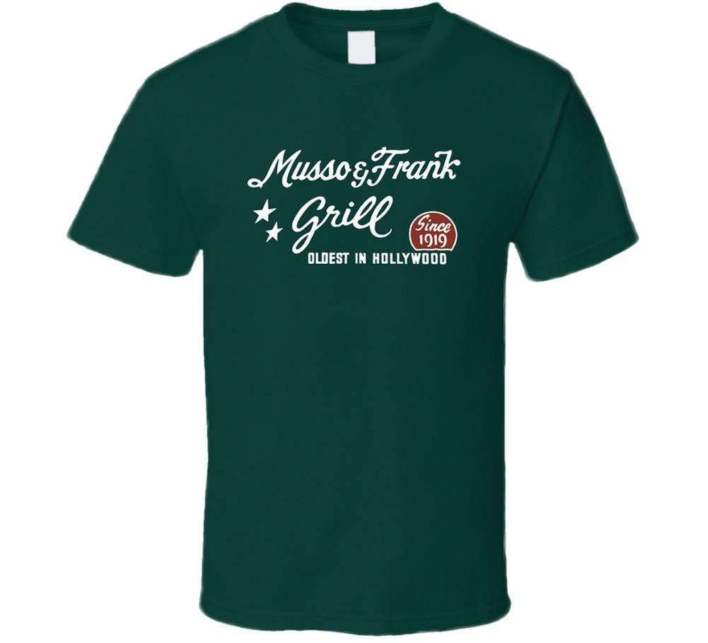 Musso And Frank Grill Restaurant Los Angeles Cool T Shirt Mens Womens Tees Top S