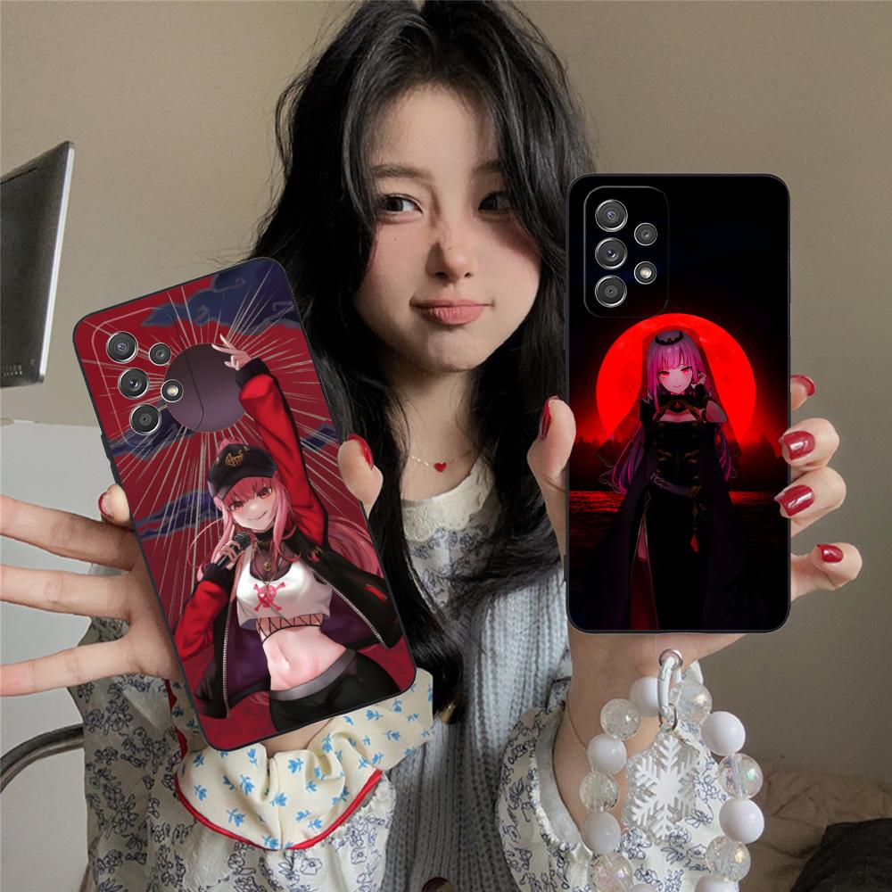 Holo Mori Calliope Matte TPU Mobile Phone Case for Samsung Galaxy A56 55 54 53 52 51 36 35 34 23 16 15 5G Colorful Cover