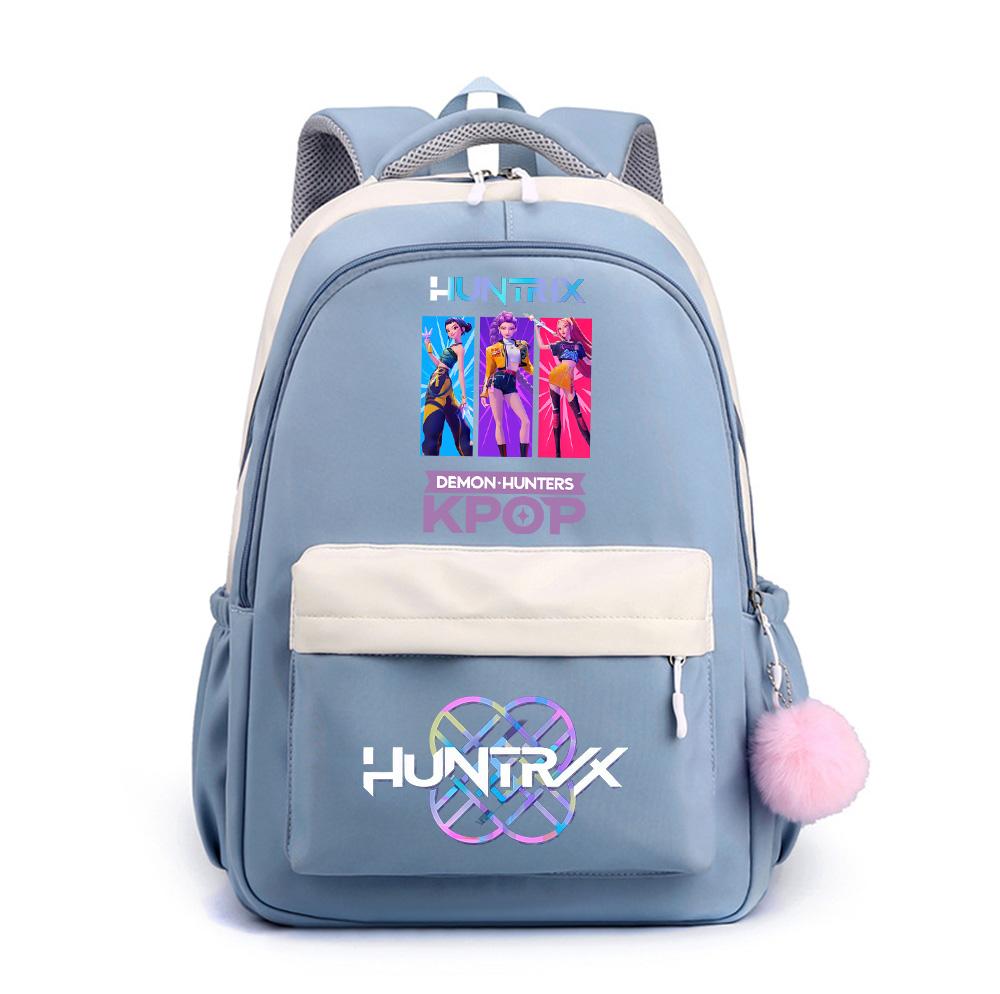 Anime Net Cute K-Pop Printed Backpack for Teenger Student Girl Boy Schoolbag Bookbag Kid Gift Women Large Capacity Waterproof Travel Bag Mochila