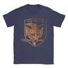 Grupo de Fuerzas Especiales Fox Hound Logo Metal Gear Solid Camiseta Camisetas Hippies Hombre Algodón Cuello Redondo 5XL Ropa Tops de Manga Corta
