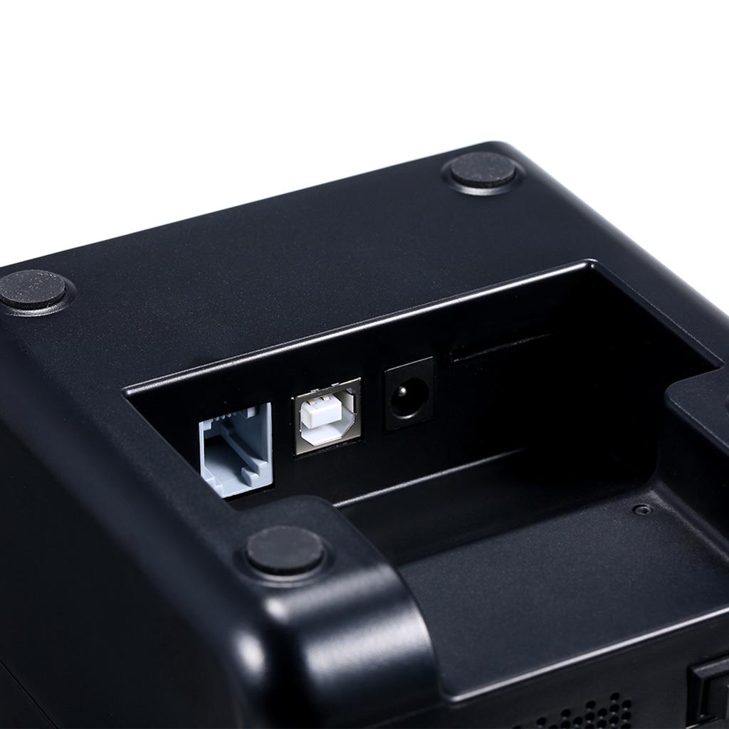 USB Printer Thermal Receipt Printers Qr Code Sticker Adhesive Printer 58mm UK Plug