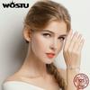 WOSTU Top Sale Brand Luxury 100% 925 Sterling Silver Samsara Eye Bracelet