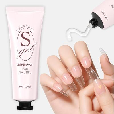 Sorara Beauty Lepidlo na nehtové tipy Velká kapacita 30g Pevné Super silné Nevyžaduje tlak ruky Vhodné také pro nehtové tipy a 3D umění Menší gel,