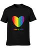 Top Short Sleeve Love Is Love Anime T Shirt Hip Hop Fashion Country Music Movie Peripheral