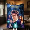 1pc Harry Potter Prisoner Azkaban Outdoor Flannel Throw Blanket All Season Soft Warmth,Home Decor 1031196