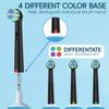Cross Action Electric Toothbrush Replacement Heads Compatible with Oral B Pro, X-Shape and Angled Bristles Brush Head for OralB
