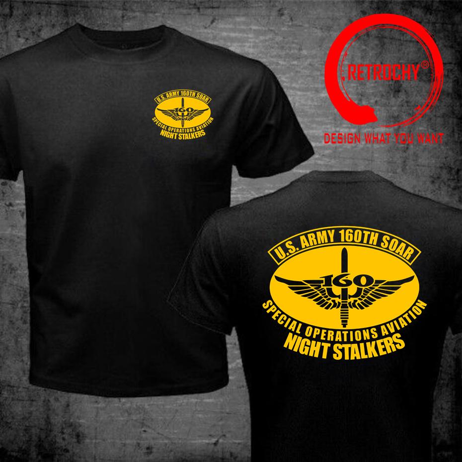 Us Army Airborne 160th Soar Nightstalkers Tshirt Stylish Fashion Cotton Streetwear Hip Hop Unisexs T Shirt Unisex Plus Size S5xl