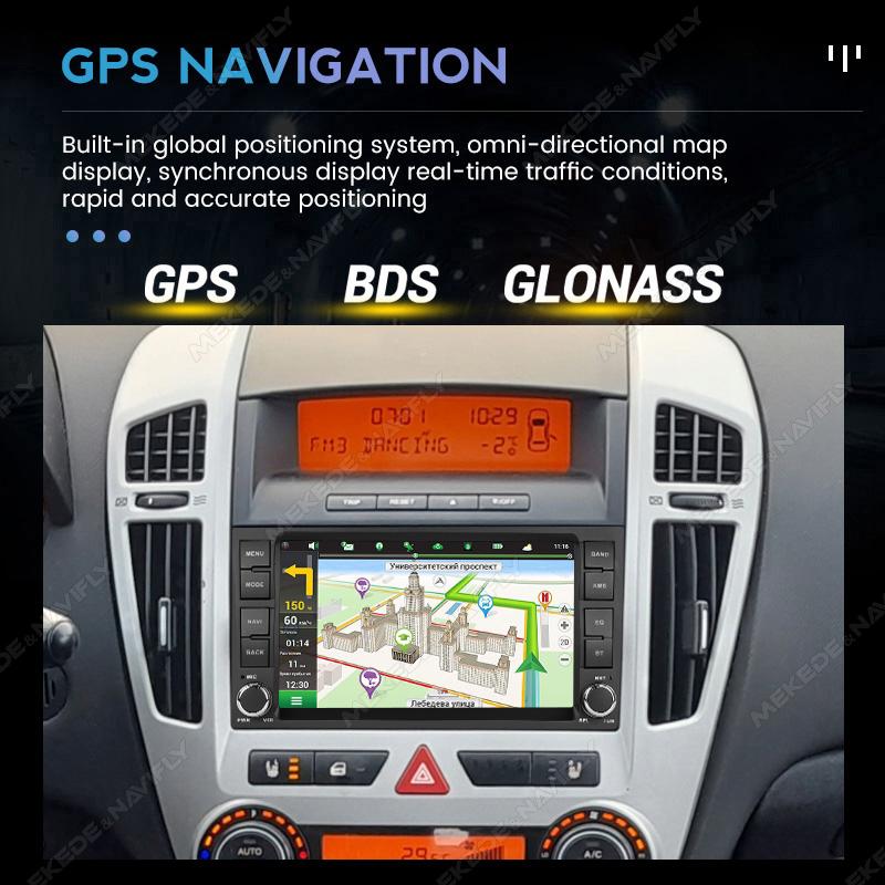 7inch Android 15 For KIA CEED 2007 2008 2009 Wireless Carplay Auto Car Radio Multimedia Player Audio GPS Navi Stereo Screen WIFI
