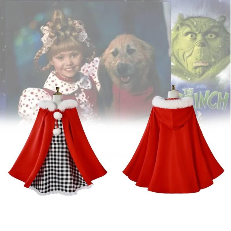How The Stole Christmas Cosplay Role Play Halloween Party Red Fashion