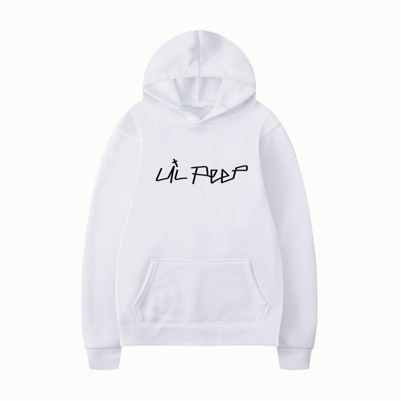 Hot Search Street LilPeep Hooded Crew Neck Sweater Hooded Sweater