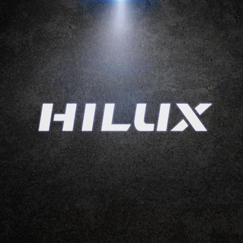 

For HILUX Logo Pickup Truck Mountain Wireless Courtesy Car Door Projector LED Welcome Lights Decor 1PCS For 1 Door