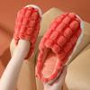 Winter Cotton Slippers for Women and Couples Home Anti Slip and Warm Woolen Slippers for Men