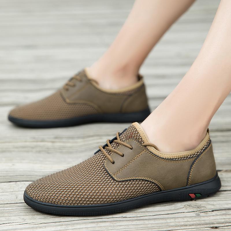 Fashion 2025 New Breathable Mens Casual Shoes Comfort Slip On Loafers Mocassins Summer Walking Soft Brand Sneakers Zapatillas Hombre