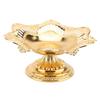4pcs Multifunctional Design Fruit Serving Tray Gold Finish Tea Serving Platter  Dining Table Use