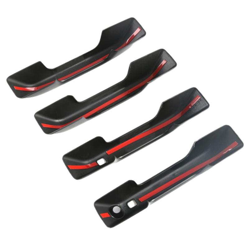4Pcs Exterior Door Handle Cover Decoration Sticker Trim For BYD Shark 6 2024 2025 2026