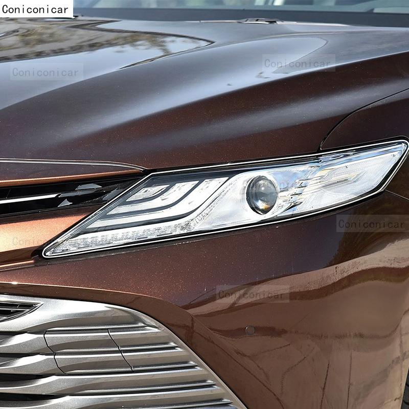 For TOYOTA CAMRY 2018- Car Exterior Headlight Anti-scratch Front Lamp Transparent Protective Film Accessories
