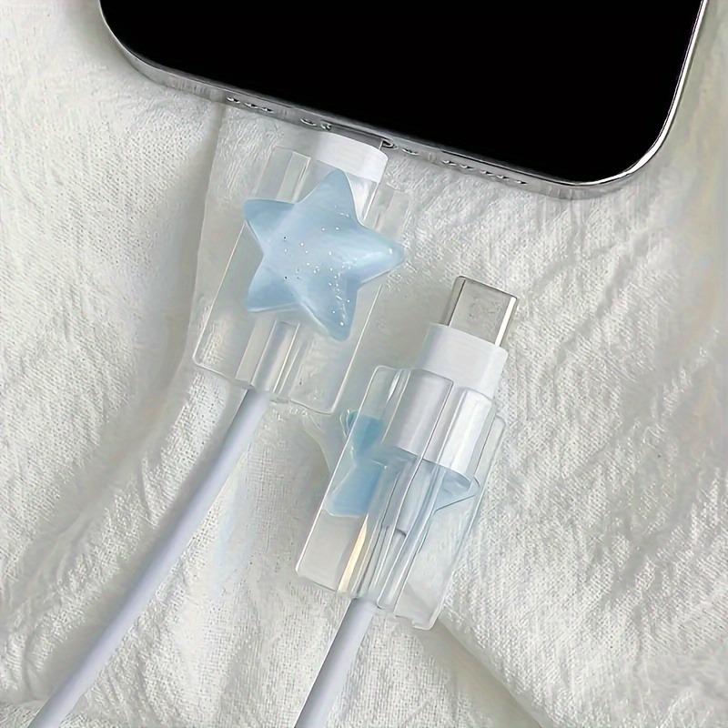 

Cute Ocean Stars Change Charger Protector Cover Charger Line Protectors Organizer Winder Protector Cover Accessories 2pcs