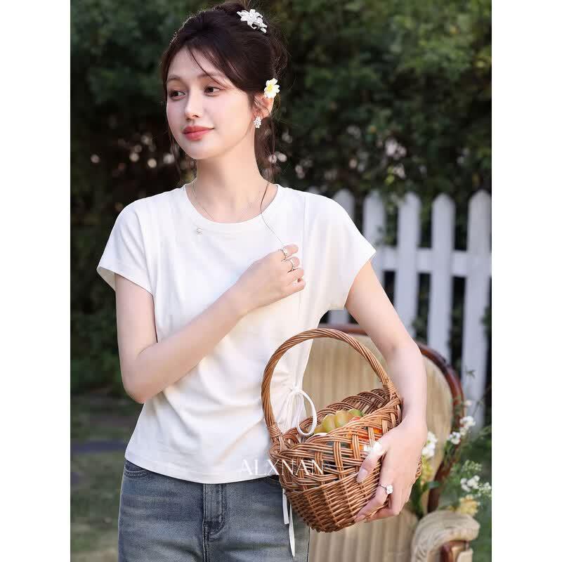 Women s Short Sleeve Liquid Ammonia Cotton T-Shirt S