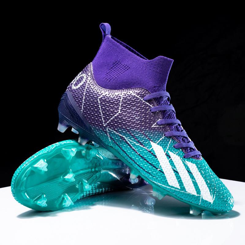 Falcon new high-top football shoes long nails football shoes broken nails training shoes football men's models