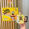 Cute SpongeBob SquarePants Patrick Star Ceramic Mug Children's Girlfriend Birthday Gift Girls Home Milk Cup