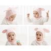 Baby Strickmütze, Herbst Winter Baby Mädchen Jungen Kopfschutz Mützen Kappe Integrierter Ohrenschutz Mütze Warme Mütze Kappe